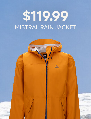 $119.99 MISTRAL RAIN JACKET